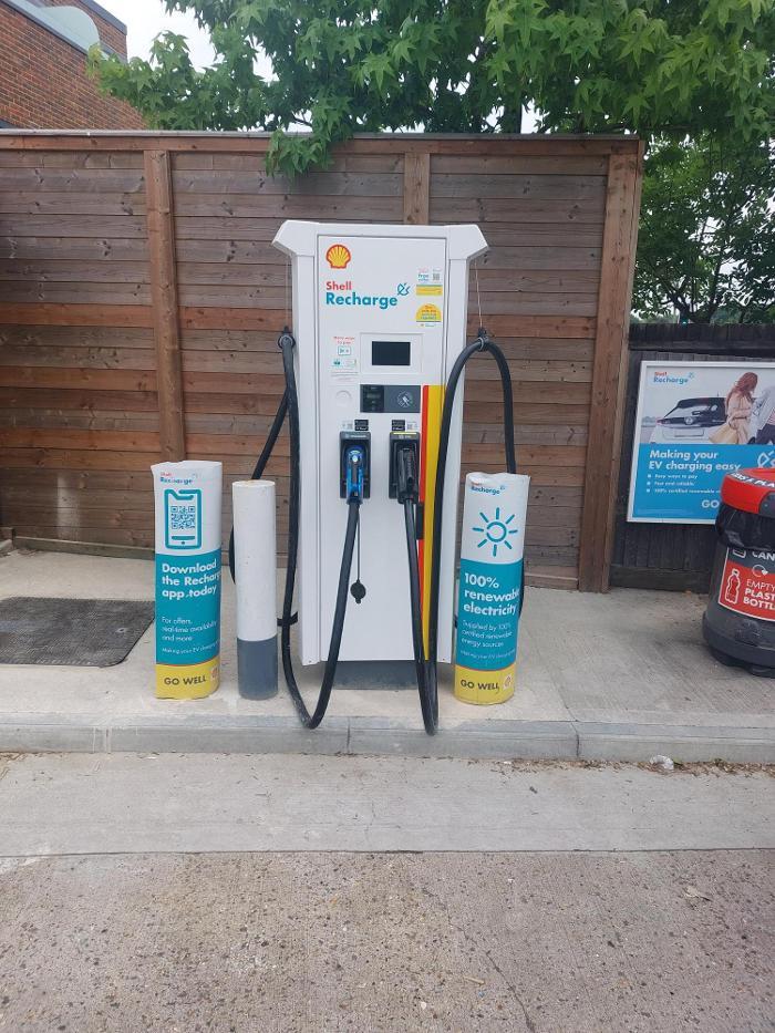 Shell Recharge Charging Station