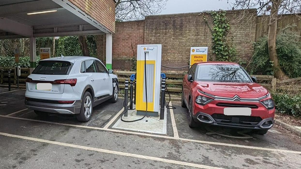Shell Recharge Charging Station
