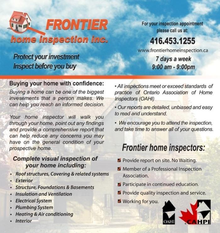 Frontier Home Inspection Inc