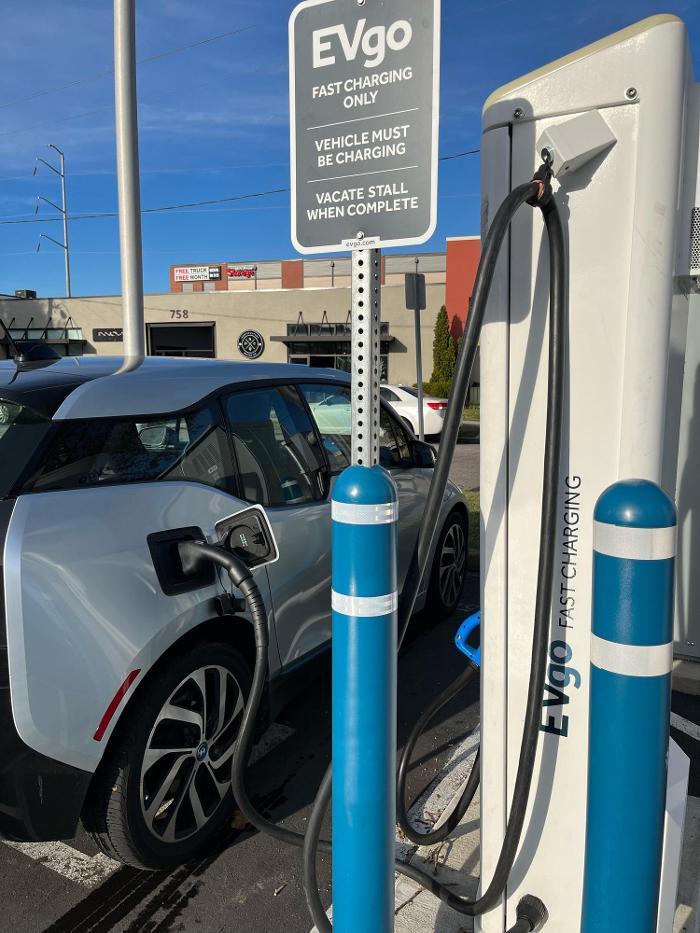 EVgo Car Charging Station