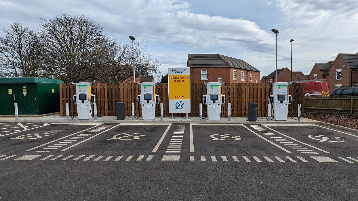 Shell Recharge Charging Station