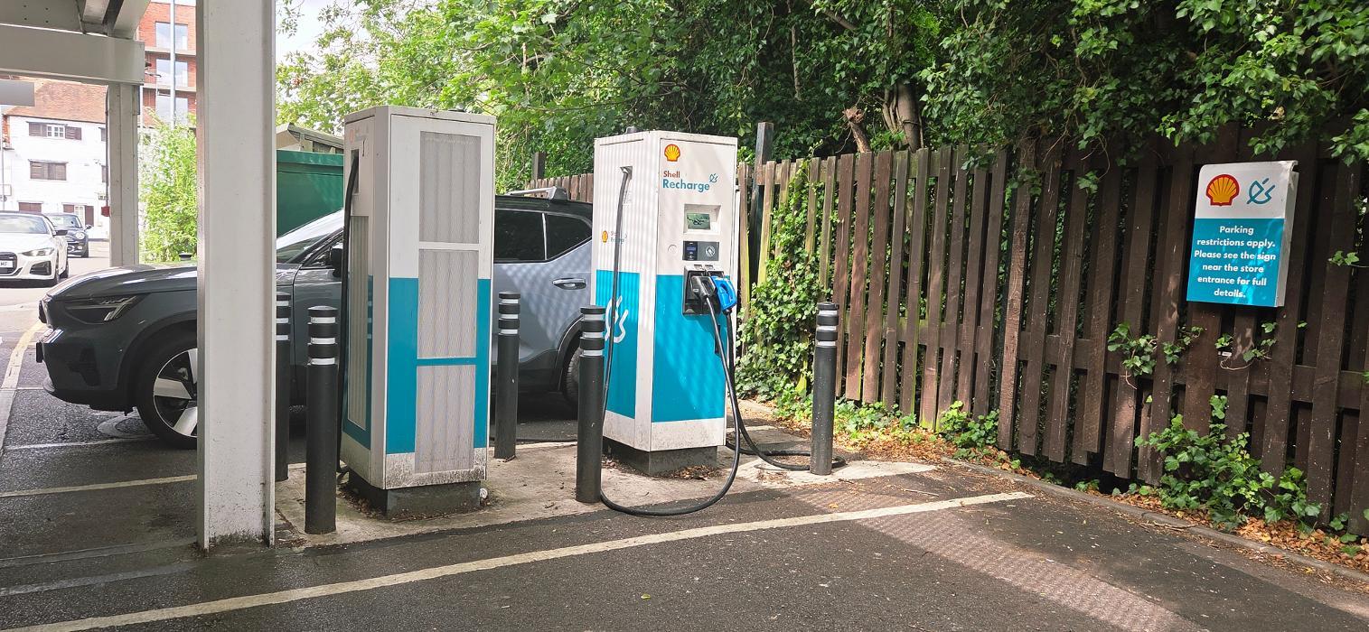 Shell Recharge Charging Station