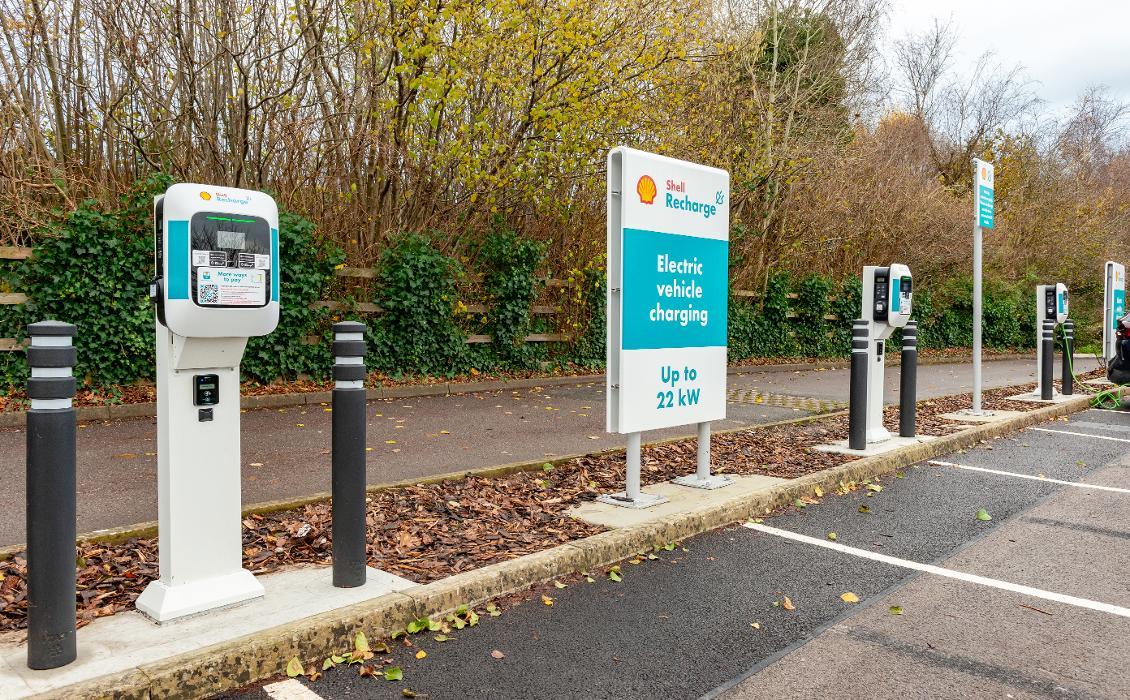 Shell Recharge Charging Station