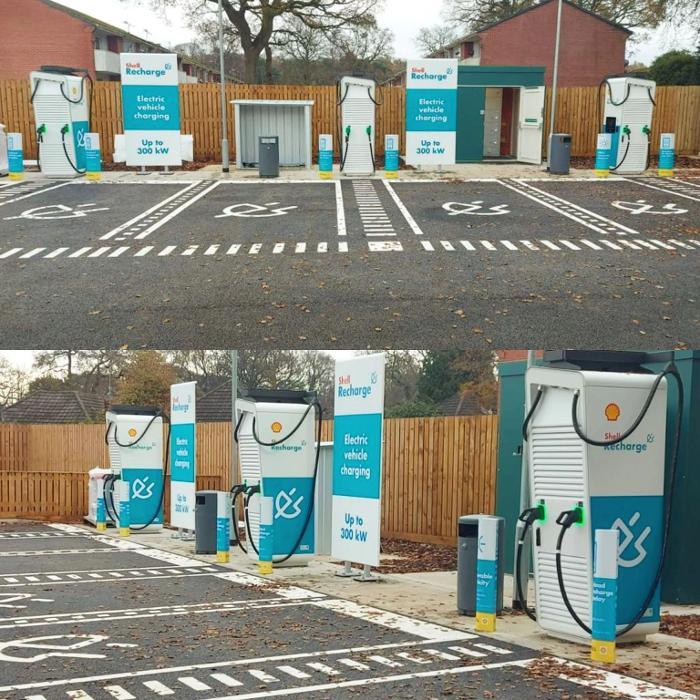 Shell Recharge Charging Station
