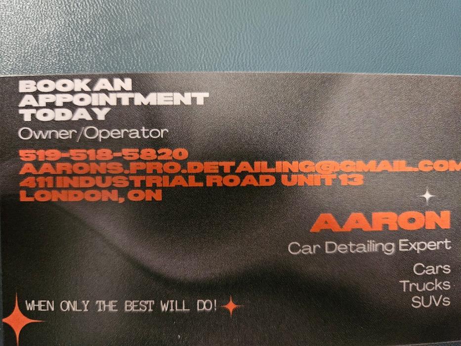 Aaron's Pro Detailing