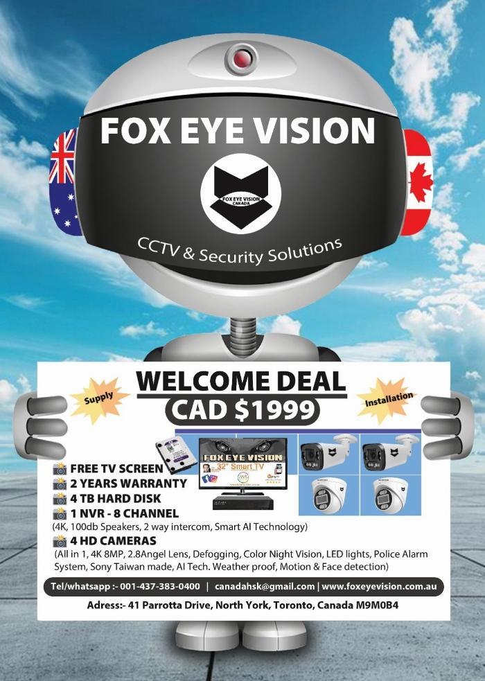Security Camera | CCTV | Fox Eye Vision | Toronto