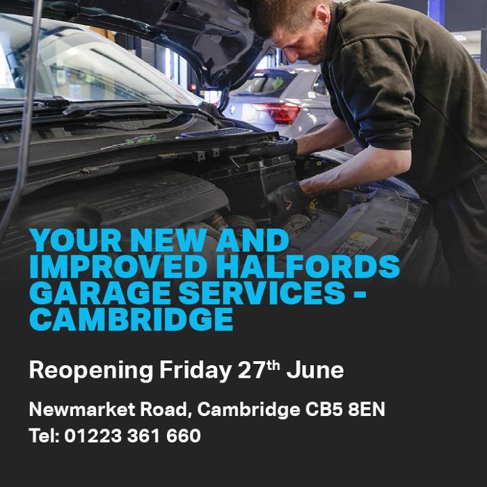 Halfords Garage Services Cambridge