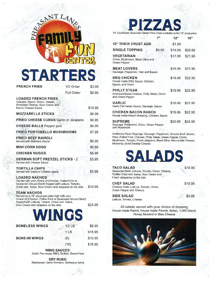 Pheasant Lanes Family Fun Center & Kegler's Pub