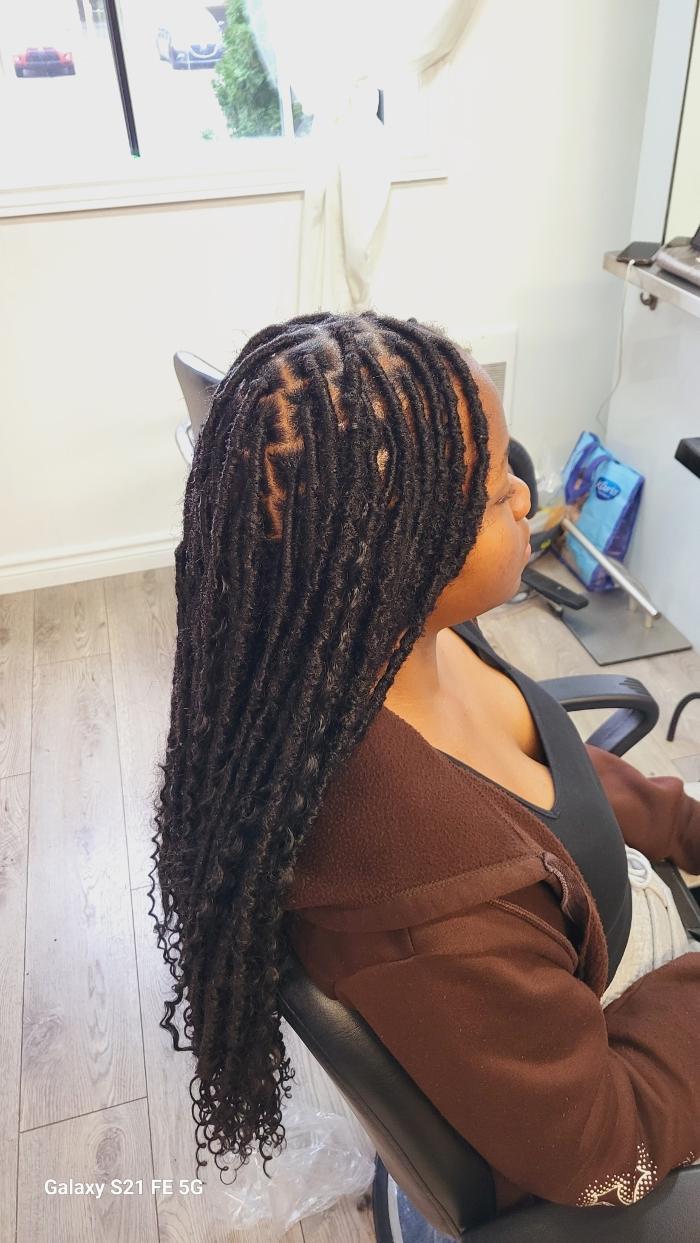 Francine cheveux d'or, tresses africaines