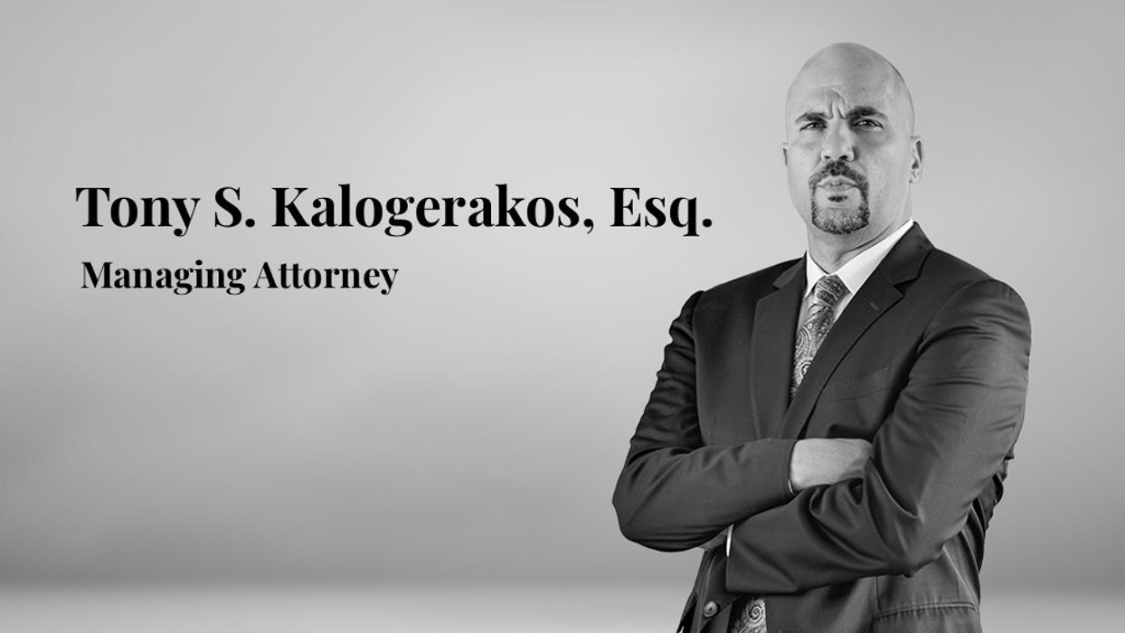 Tony S. Kalogerakos, Esq - Injury Lawyers