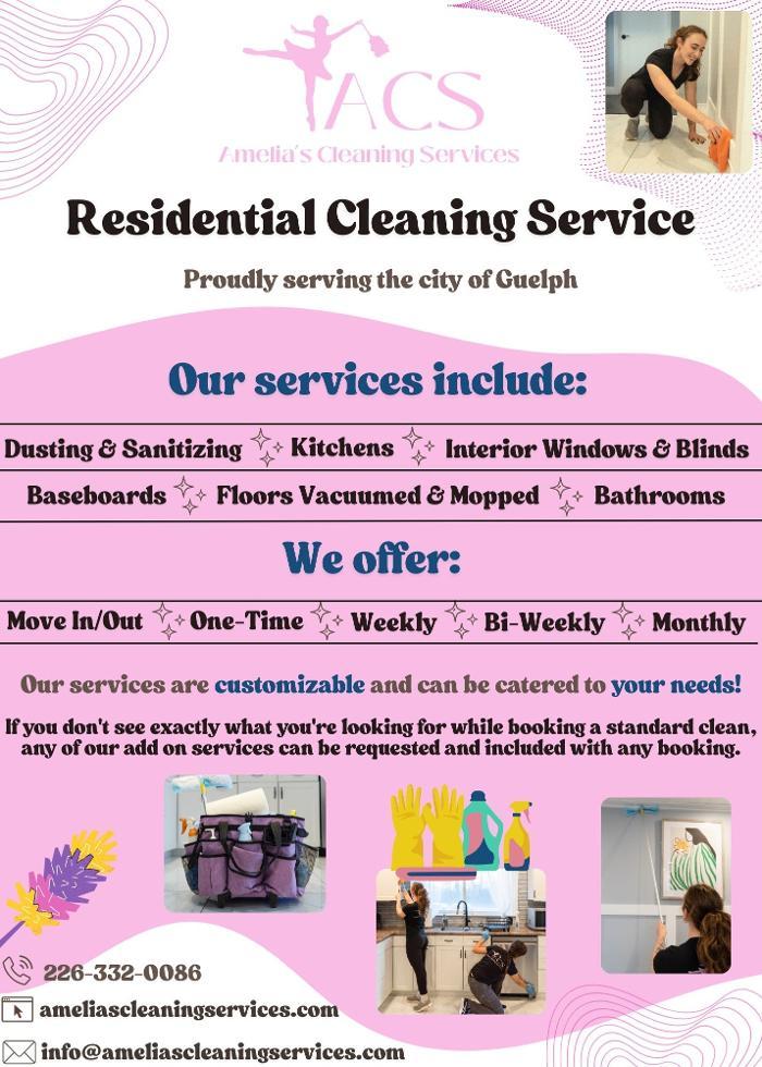 Amelia's Cleaning Services