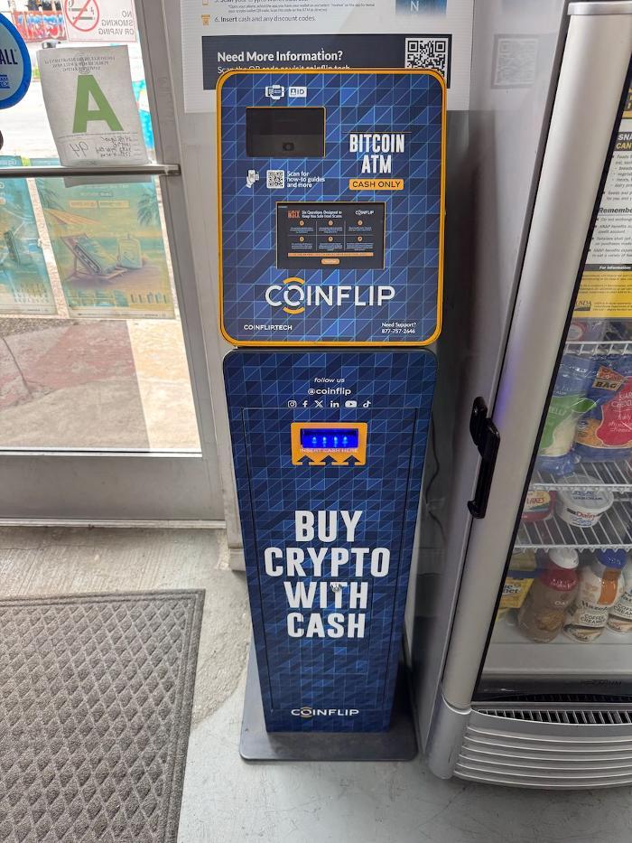 CoinFlip Bitcoin ATM - Four Brothers Food Mart (Louisville)