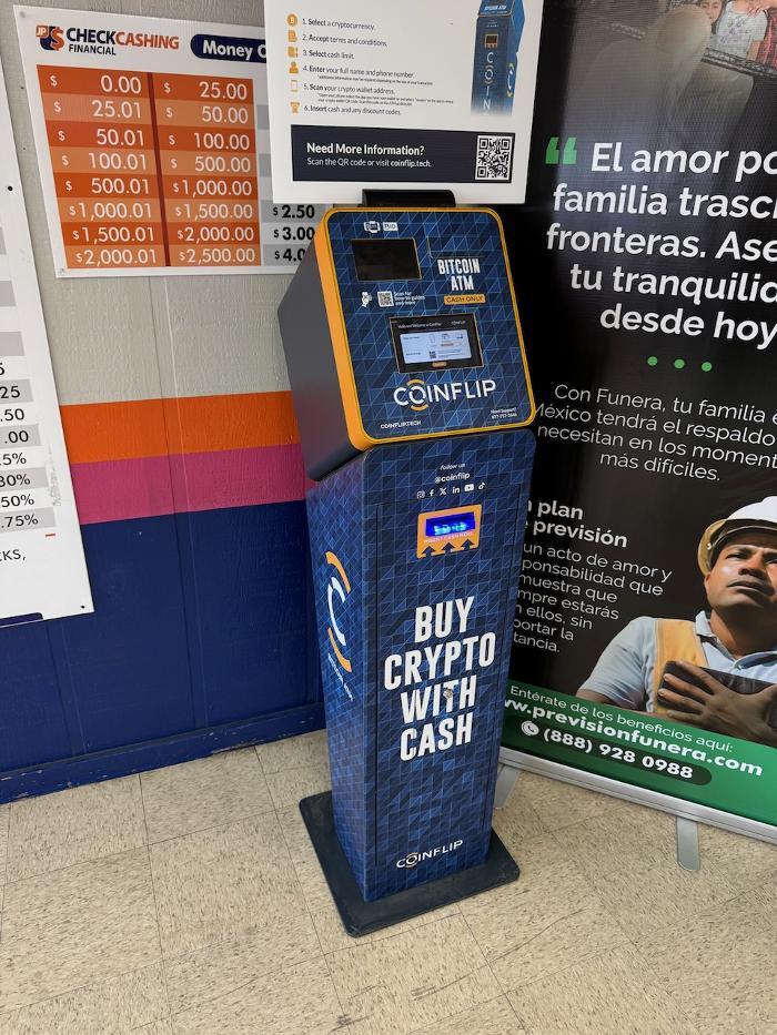 CoinFlip Bitcoin ATM - J&P Check Cashing Currency Exchange (Chicago)