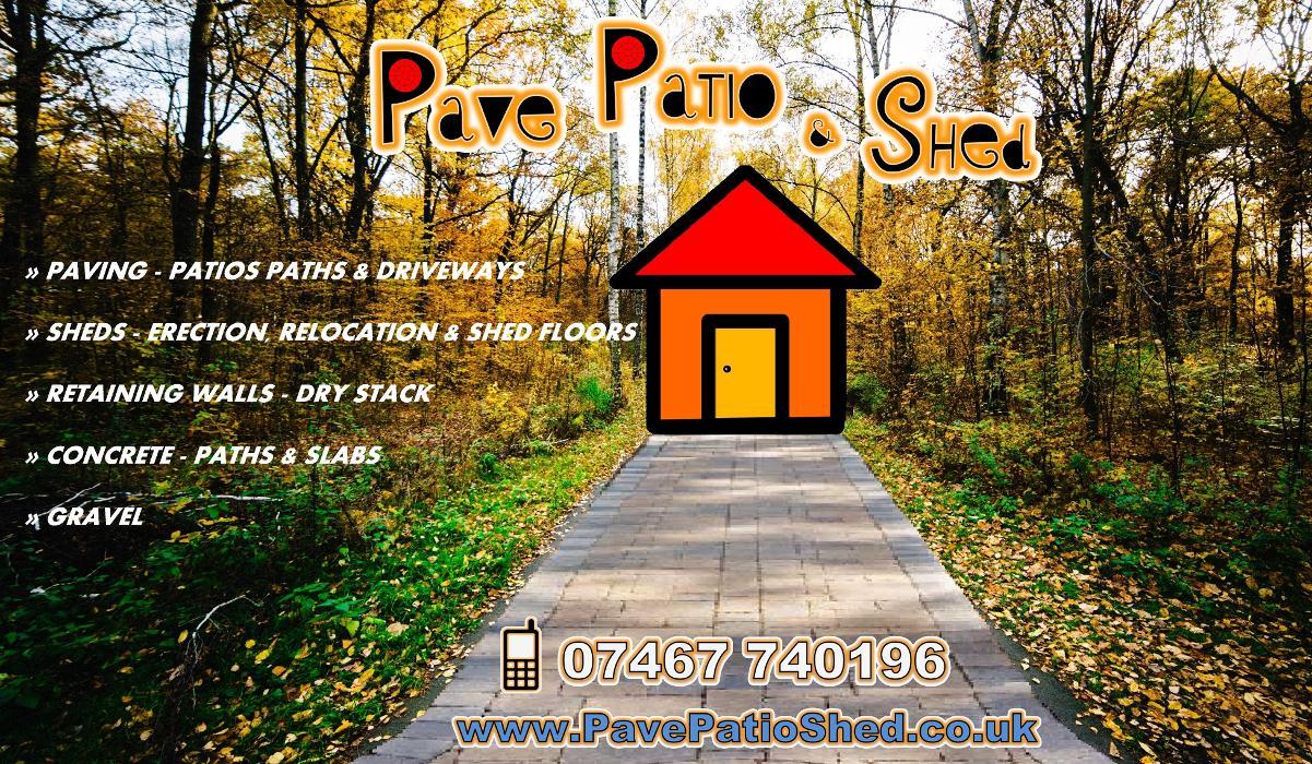 Pave Patio Shed