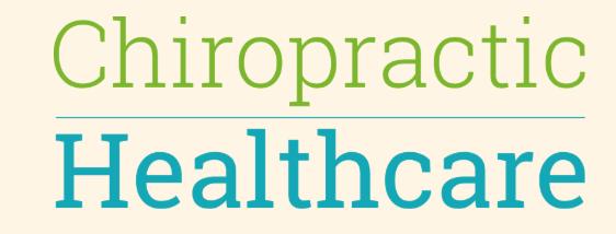 Chiropractic Healthcare