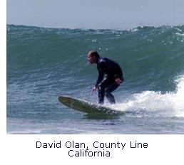 David R. Olan Surfing at County Line